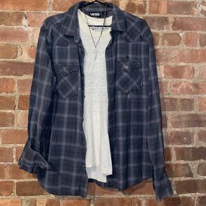 VANS vintage flannel shirt customized by Dark Nature